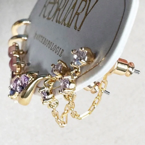 Anthropologie February Earring Set, 4 Pairs - Picture 12 of 15